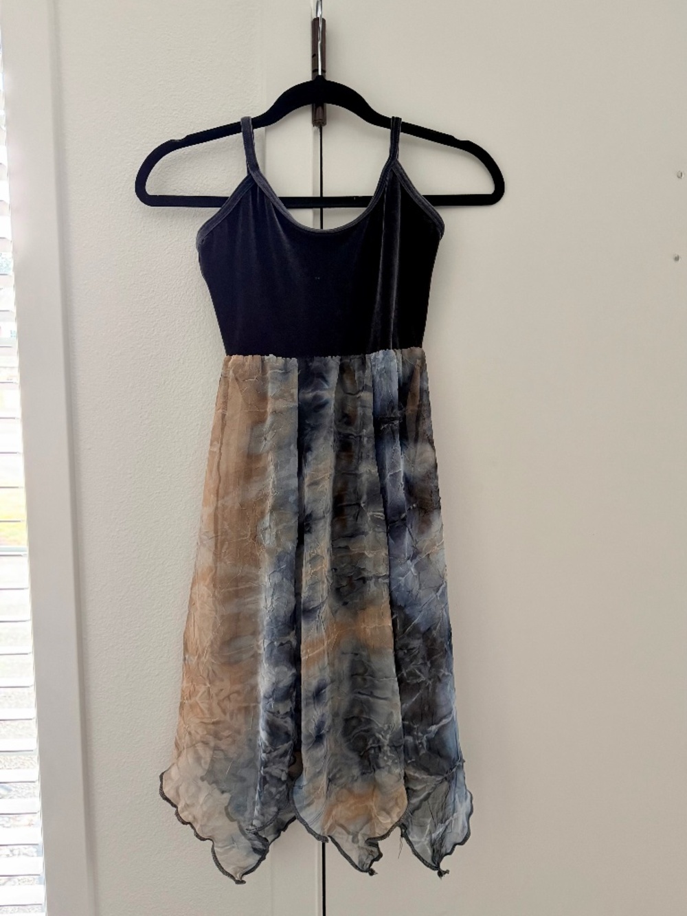 Grey and Beige Boho Dance Dress